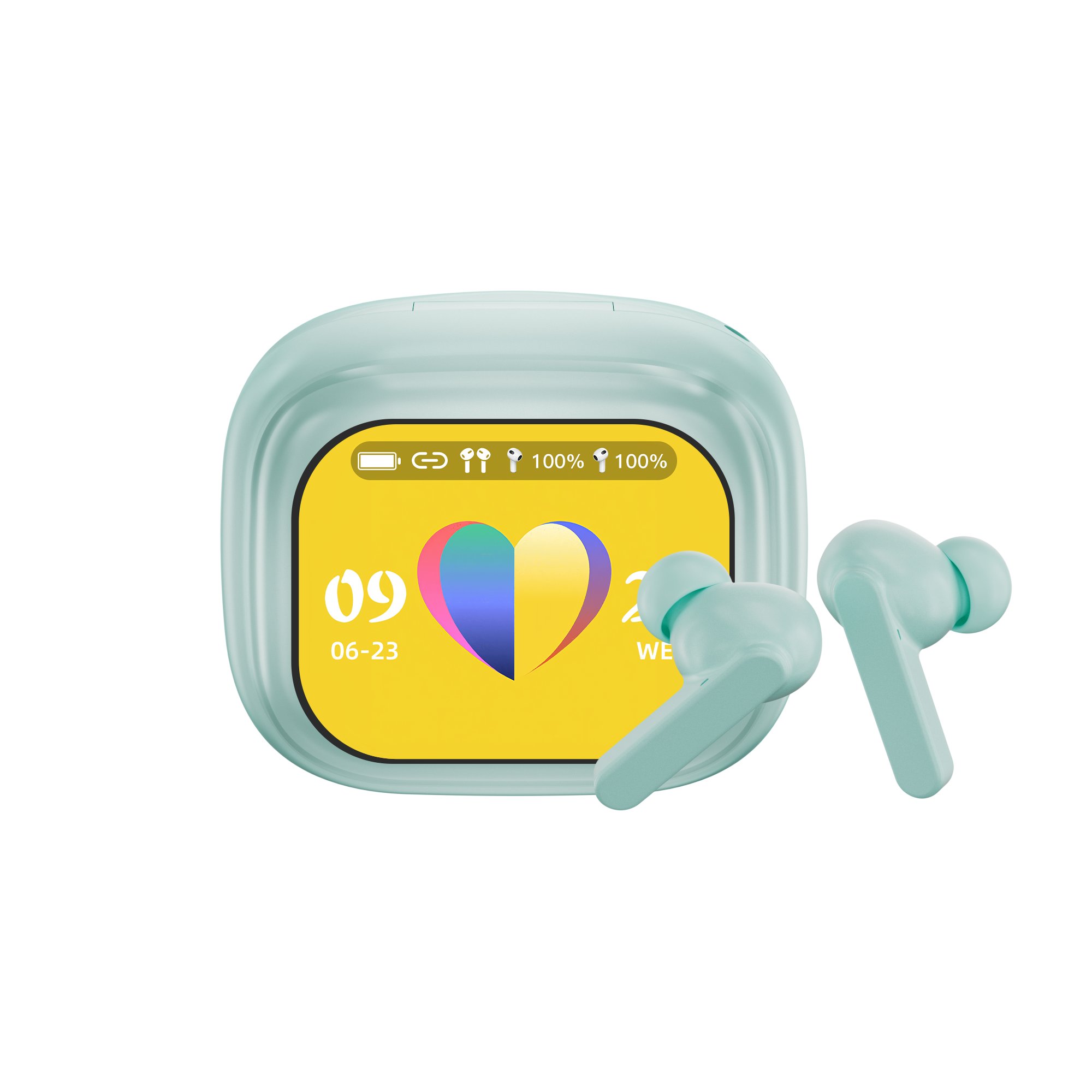 WT-7 Earburds A10 A11 Pro Screen Touch Screen TWS In-Ear ANC ENC Wireless earphone BT Screen LED Touch Noise GPS Earburds