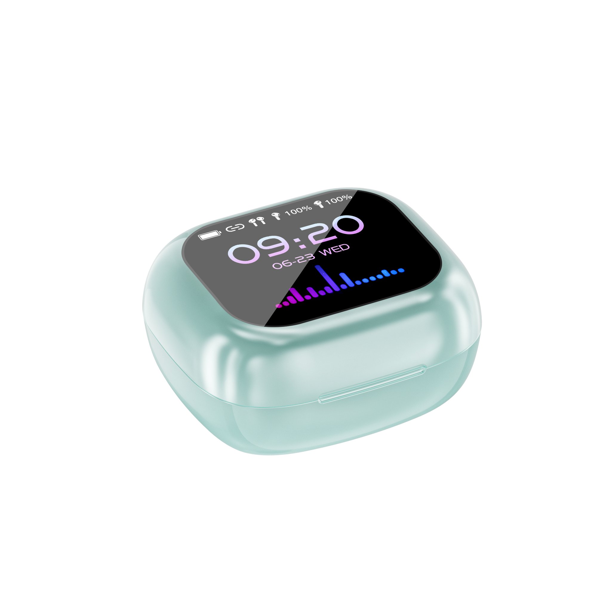 WT-7 Earburds A10 A11 Pro Screen Touch Screen TWS In-Ear ANC ENC Wireless earphone BT Screen LED Touch Noise GPS Earburds
