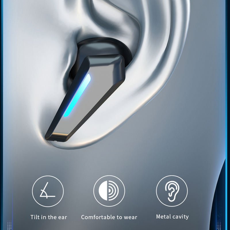 TWS Airbuds wireless in ear ANC noise reduction low latency headphones HiFi AAC touch control headphones BT headphones