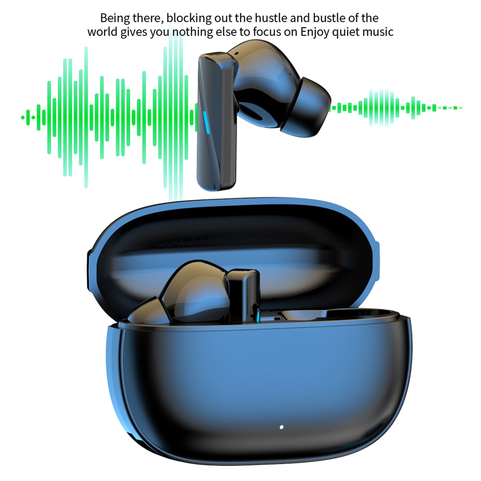 Factory Price Mini Size In-Ear Bluetooth Earphone Touch Control ANC+ENC Sports Gaming Noise Cancelling TWS Earphones