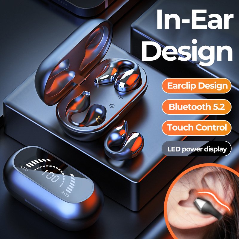 New TWS earphone BT smart stereo open over ear buds hooks wireless in-ear earhooks headset headphones earbuds