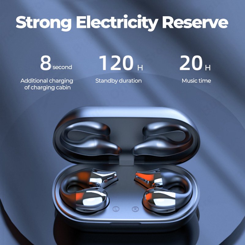 New TWS earphone BT smart stereo open over ear buds hooks wireless in-ear earhooks headset headphones earbuds
