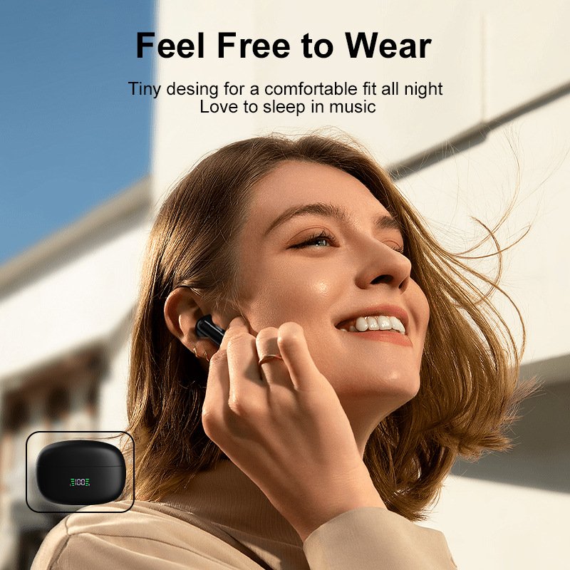 Trending Electronics Noise Cancelling Headset ANC Earphones Gaming In-ear Headphones for Apple LED Display TWS Wireless Earbuds