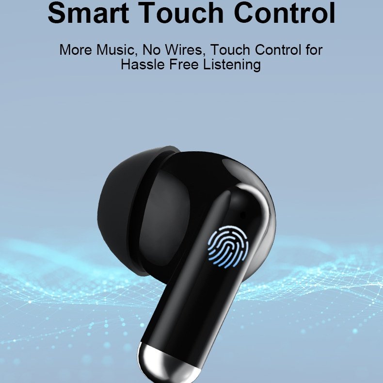 Trending Electronics Noise Cancelling Headset ANC Earphones Gaming In-ear Headphones for Apple LED Display TWS Wireless Earbuds