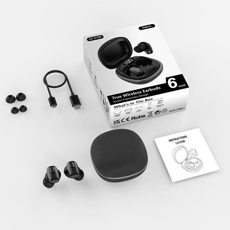 Lelisten Wholesale Manufacturer Customizable Custom OEM Mini Auriculares in-ear Sleep Wireless Earphone Earbuds TWS Headphone