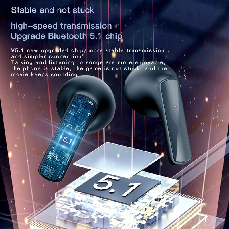 2022 New Mini Audifonos Air1 Tws Kulaklik Low Latency Game Headset Music Stereo HD Call Earphone ENC BT 5.1 Wireless Earbuds