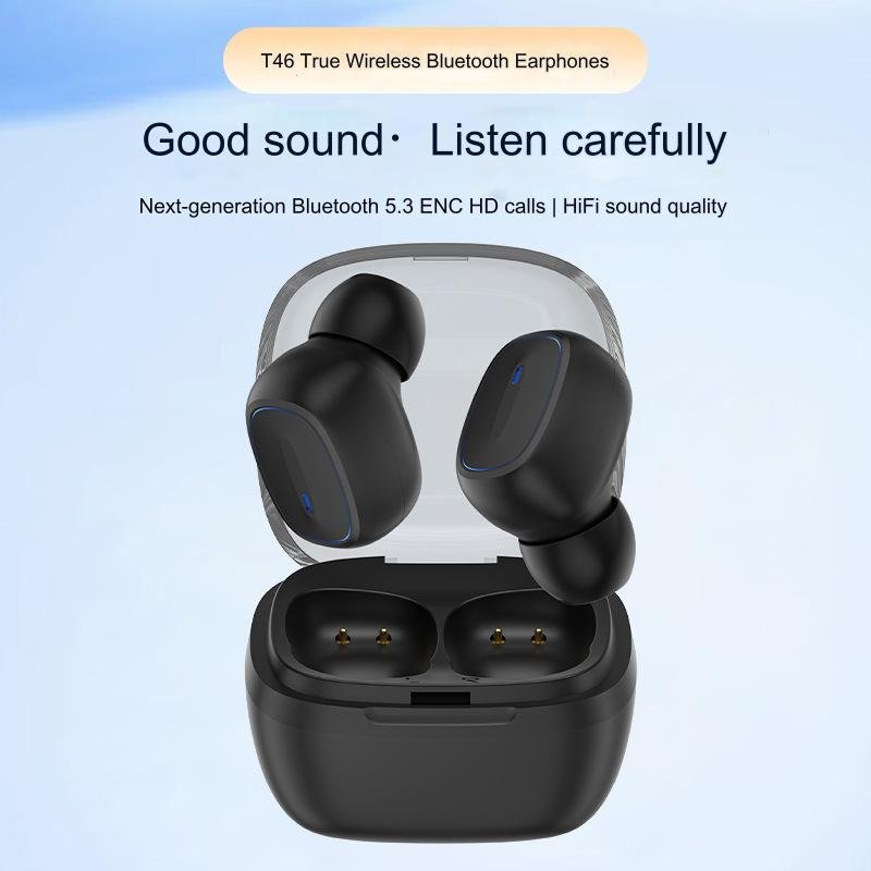 In Ear Noise Cancelling Earphones Tws BT 5.3 Mini Earbuds Wireless Stereo Earphone Headphones