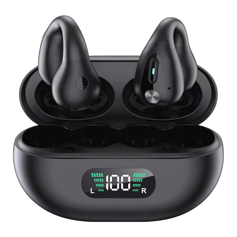 2024 new noise cancelling earphone wireless earbuds sem -in-ear headphones bone conduction headset
