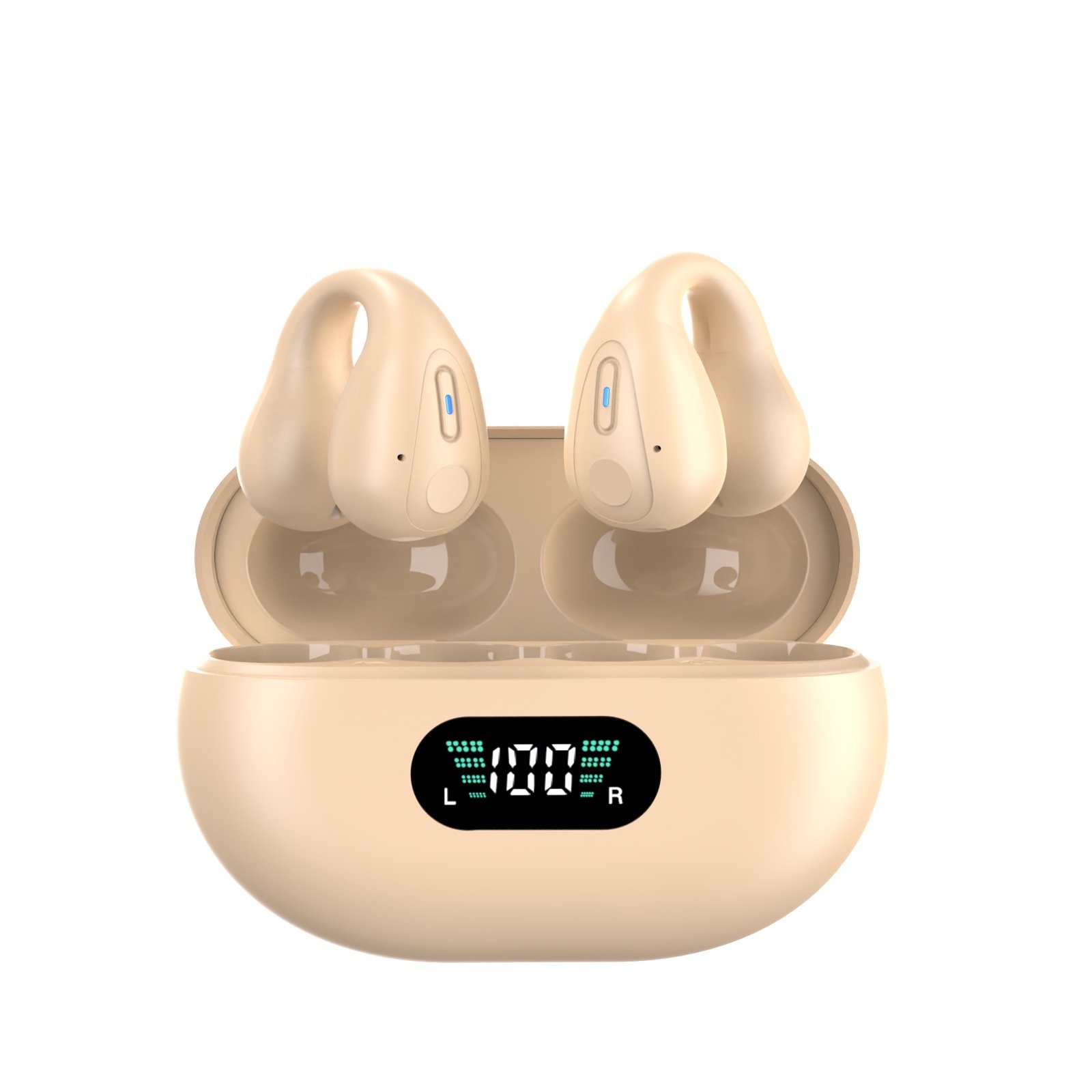 2024 new noise cancelling earphone wireless earbuds sem -in-ear headphones bone conduction headset