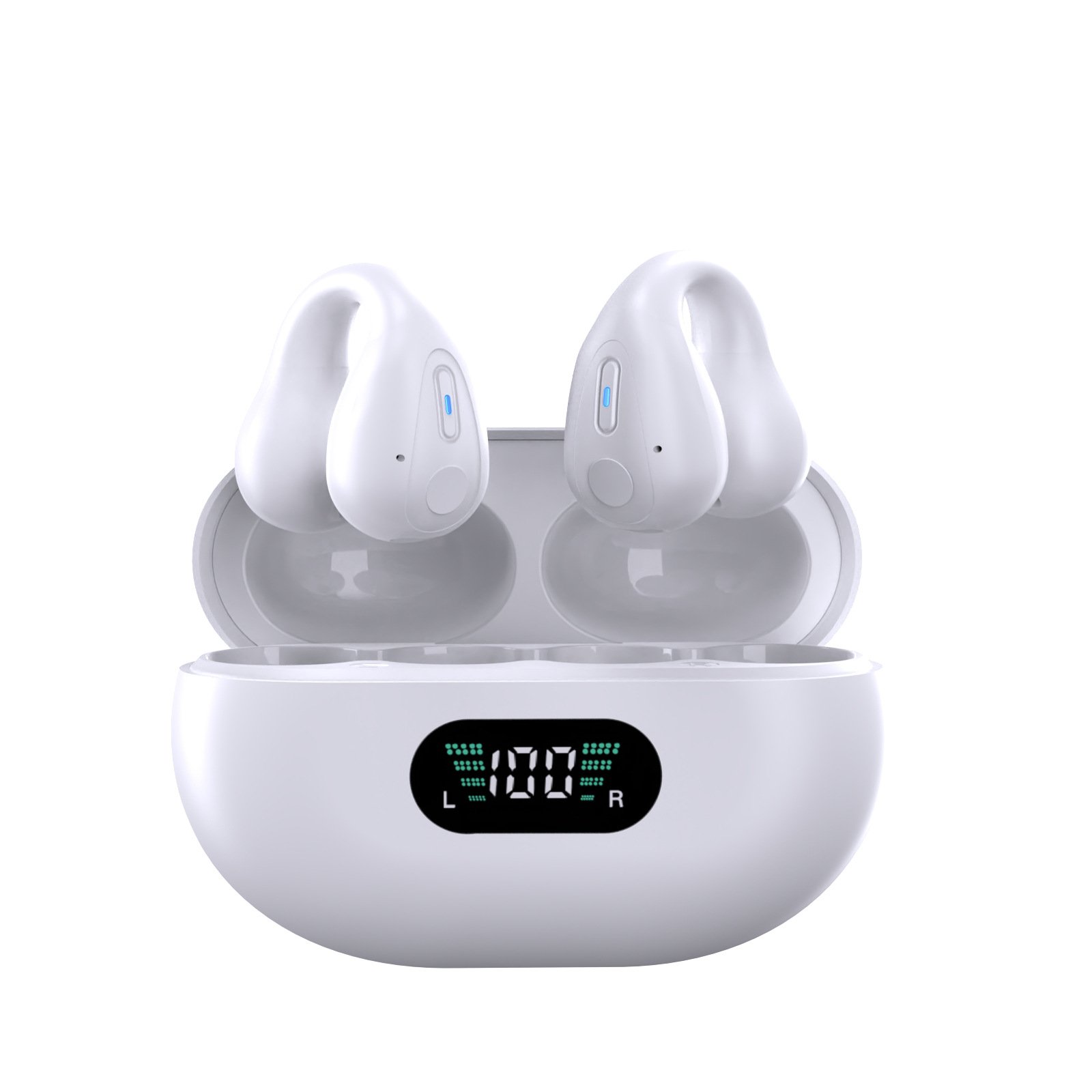 2024 new noise cancelling earphone wireless earbuds sem -in-ear headphones bone conduction headset