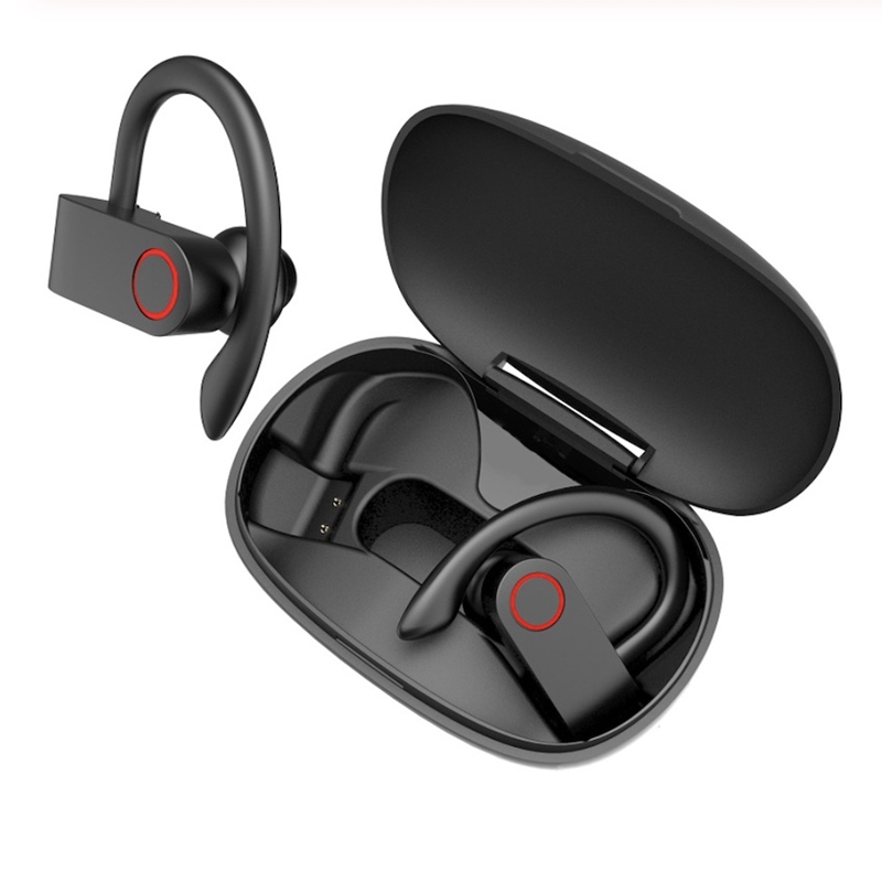 Hot Selling A9S Noise Cancelling TWS Ear Hook Earphones Waterproof in Ear Earbuds