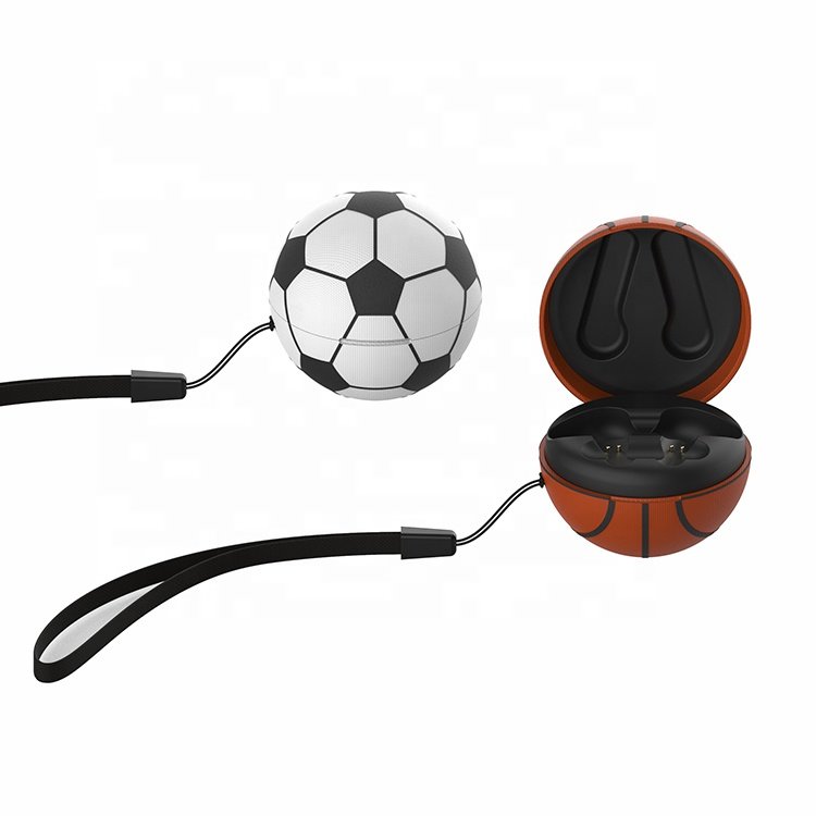 Touch Control In-Ear Handsfree Football Baseball Stereo Basketball Bluetooth Wireless Earphones Headphones Headsets
