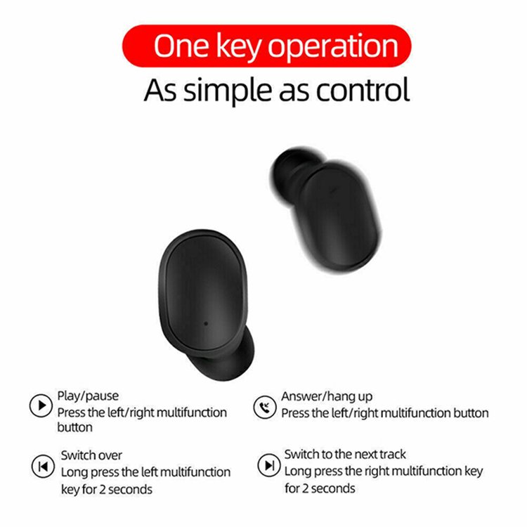 E6S TWS Wireless Earphones 3D Stereo Sound LED Display Mini Earphone 5.0 Sports Headset Waterproof Headset