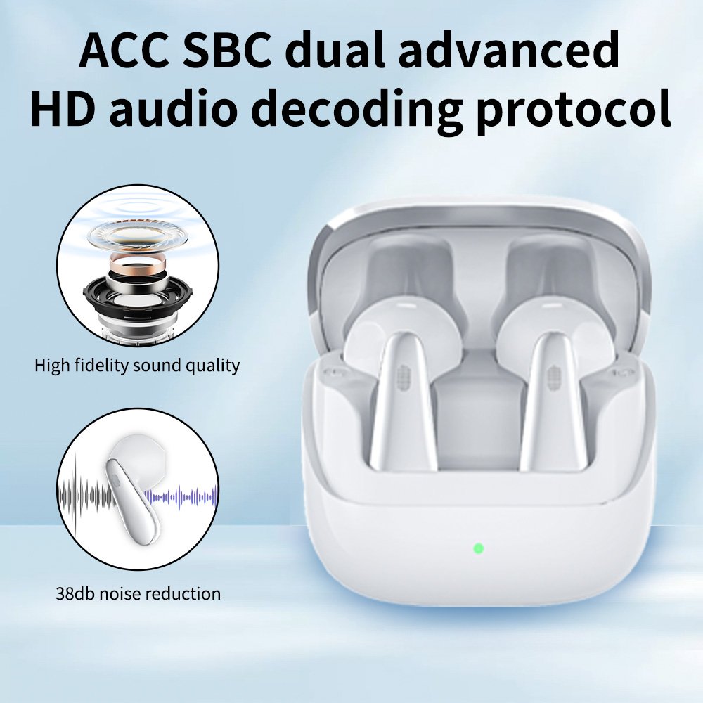 ROCXF J12Pro Blue Tooth Wireless In-ear Headphone Earphone Blue Tooth Earbuds noise cancelling tws earphones & headphones