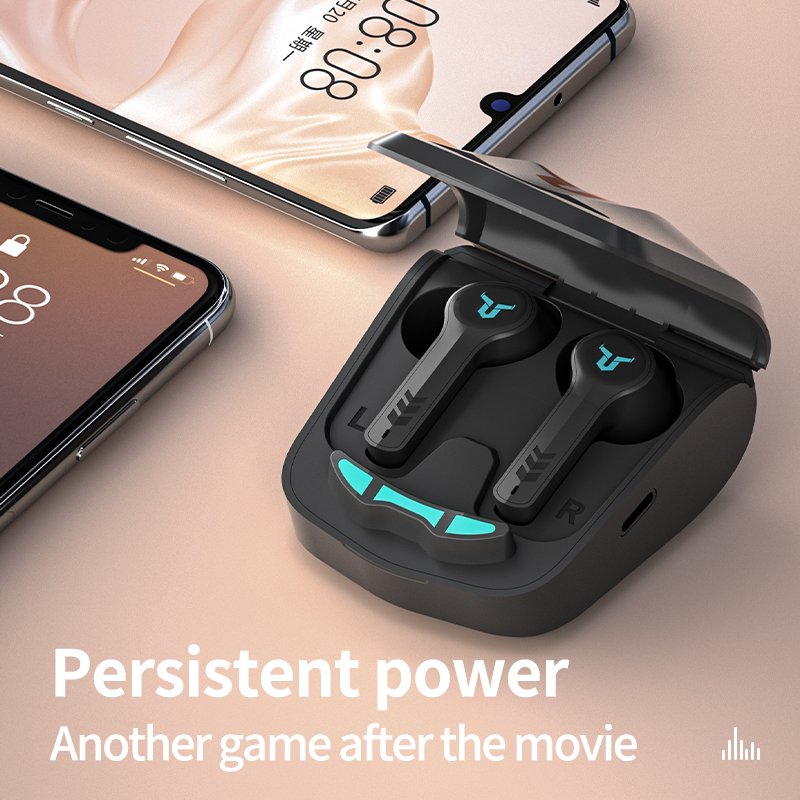 5ms Delay TWS Gaming Earphone Headphone Noise Reduction Earbud IP65 Waterproof Sport Wireless Intercom Headset for Apple Iphone
