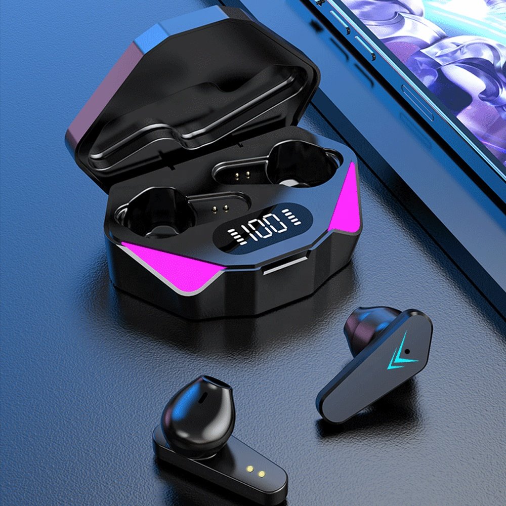 New Audifonos Gamer X15 TWS Earbuds True Wireless Headphone 5.0 Earphone Noise Cancelling BT 5.3 Gaming Headset In-ear earphone