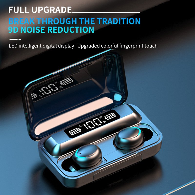 F9 Mini True Wireless Earphone with microphone Headphone Fone De Ouvido BT Stereo Earphone TWS earbuds F9-5 Auriculares