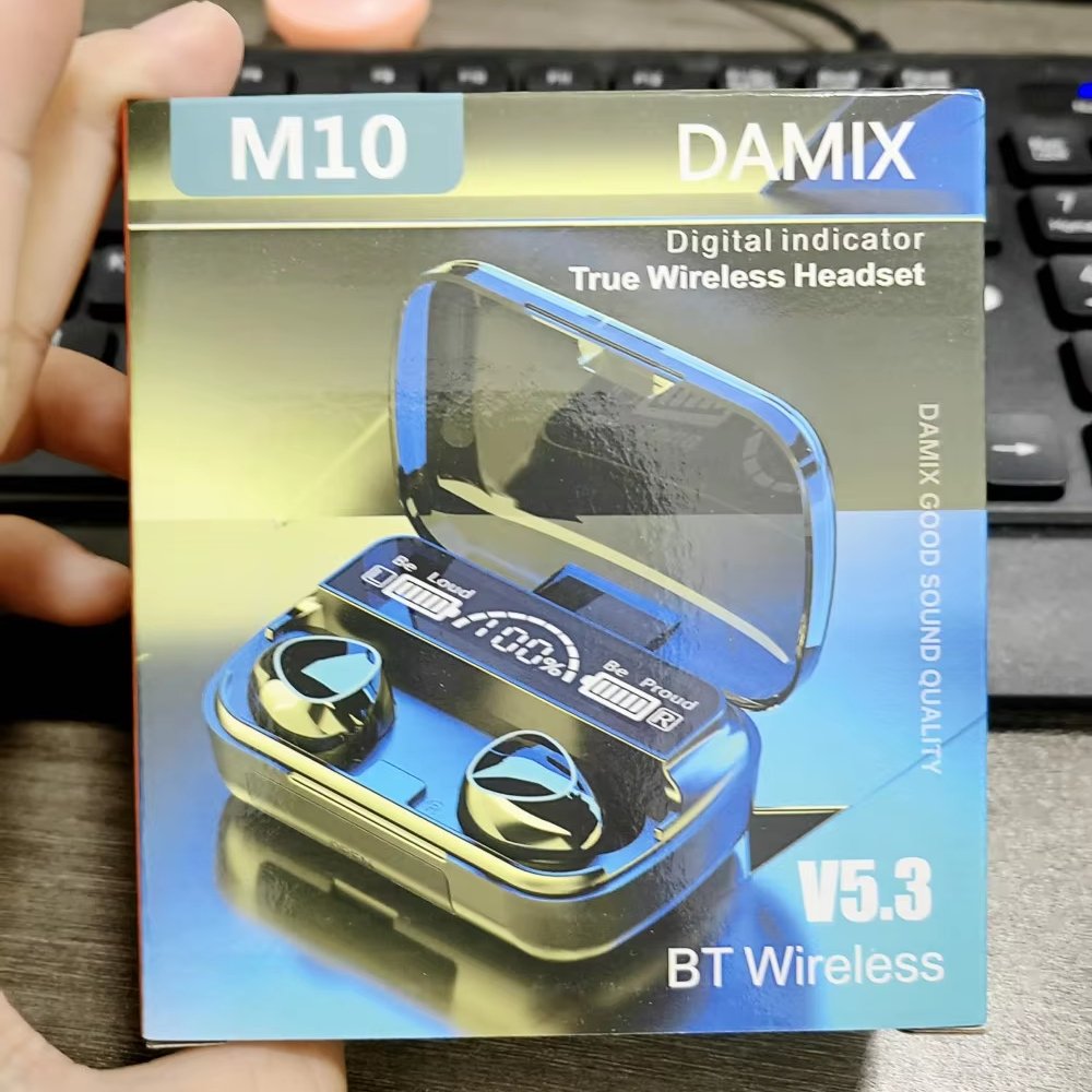 M10 Earphones V5.3 Auriculares F9 TWS In-ear Gaming Ardiforos Wireless Earbuds With Power Bank M10 tws