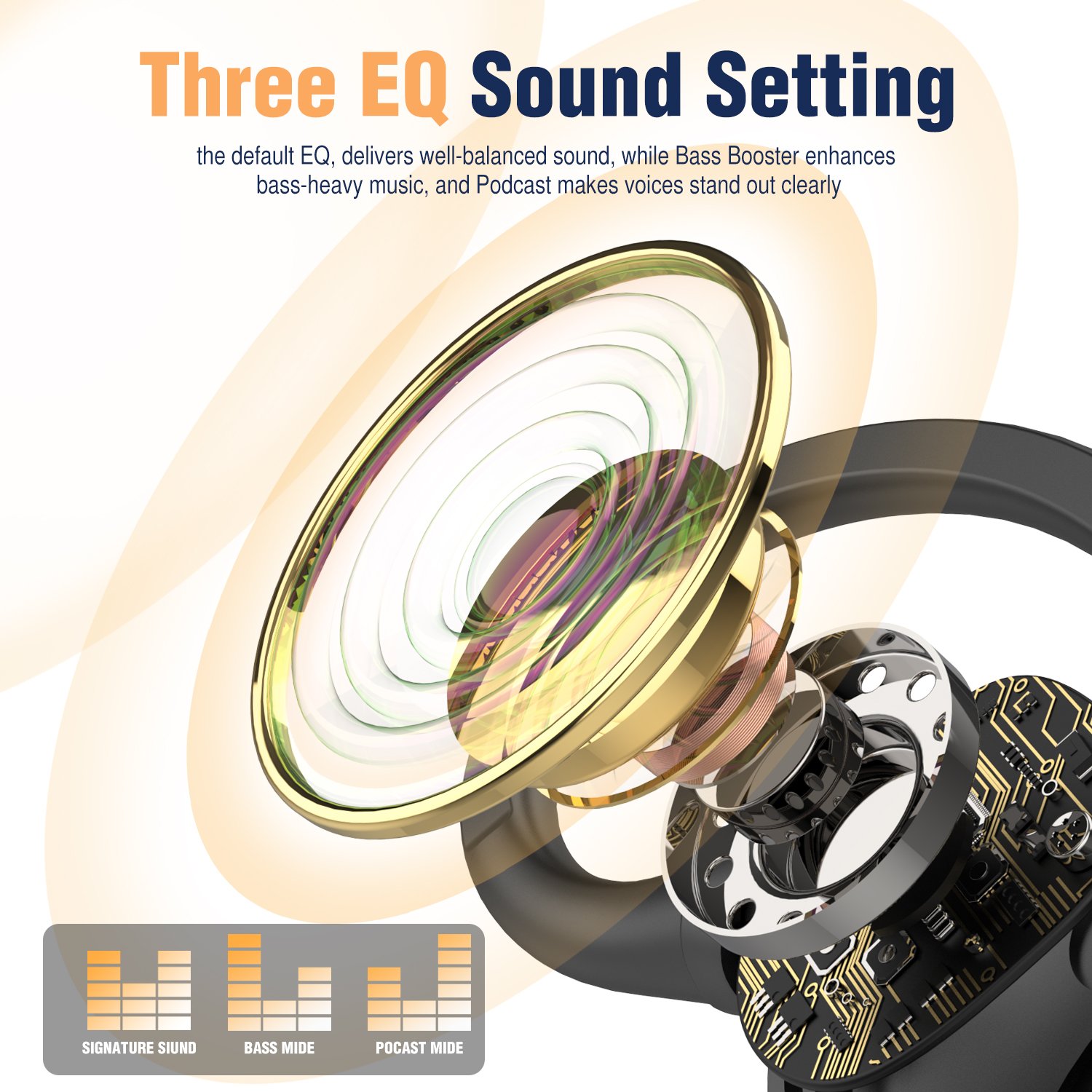 New Tws Headset HiFi Sound Bluetooth 5.3 Earphones Sport Earbud & In-Ear Headphones True Wireless Earbuds
