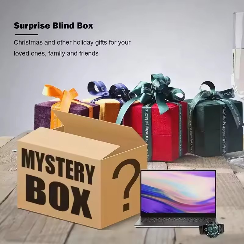 Electronics Lucky Mystery Boxes Party Toys Gifts May Open: Wireless Gaming Earphones,Amplifiers,Drones,More Gifts