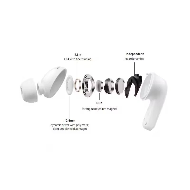 Original for Xiaomi Redmi Buds 5 Earphone AI Control Noiseproof Wireless Bluetooth Earphones