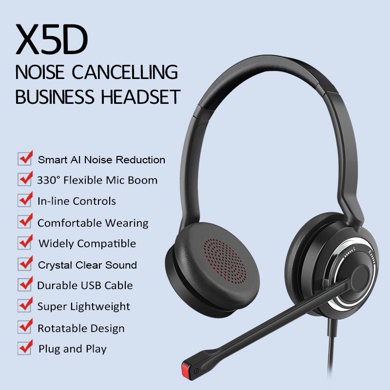 Lantronlife LL-X5D Hifi Gaming Noise Cancelling Tws On-ear And Over-ear Earphones And Headphones