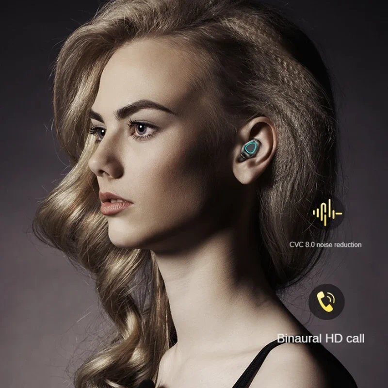 TWS M10 Wireless Earphones with Mic Earbuds with Charger Box LED Display Fone