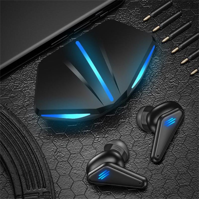 Game Music Sport BT 5.3 Eardbuds 3D Hifi Stereo Long Endurance Reduction Earphone Game Music Sport Headset Wireless Headphones