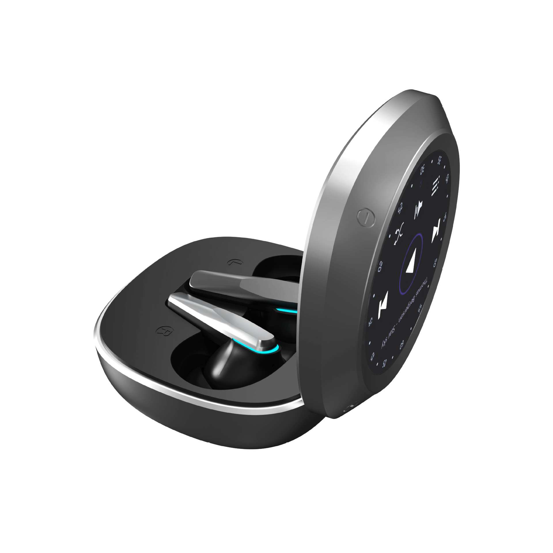 A39 New In-Ear LED Full-Color Touch Screen Earbuds with Noise Cancelling High-Fidelity Sound Quality True Wireless Earphones