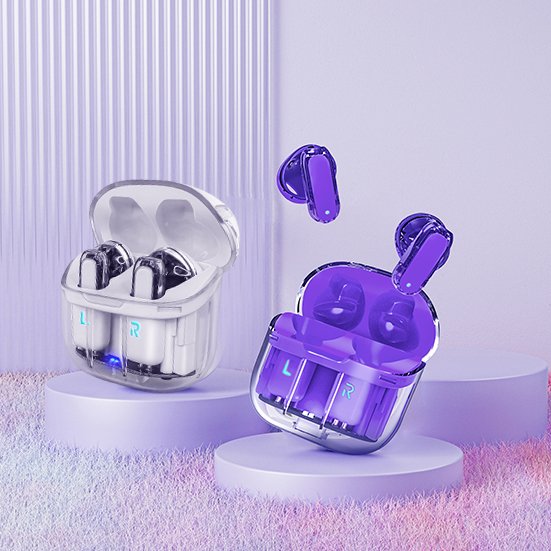 10mm dynamic hifi earphones, travel-friendly semi-in-ear true wireless earbuds, TWS earphones