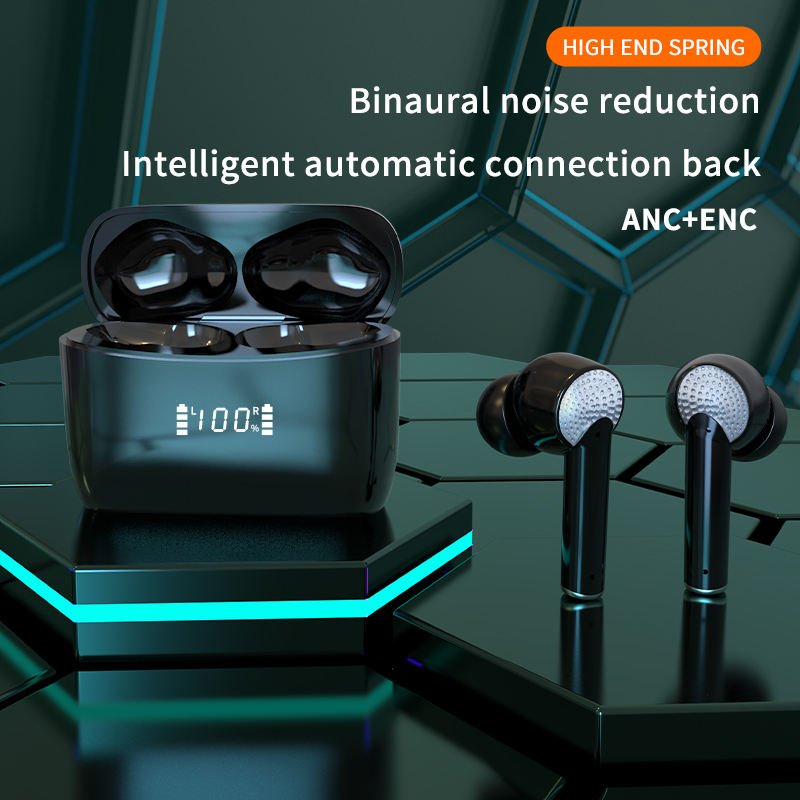 Hot Selling Products 2024 Earbuds Anc Enc Double Noise Cancelling Headsets J8 Pro Tws Bt5.3 Earbuds Wireless Earphone Earbuds