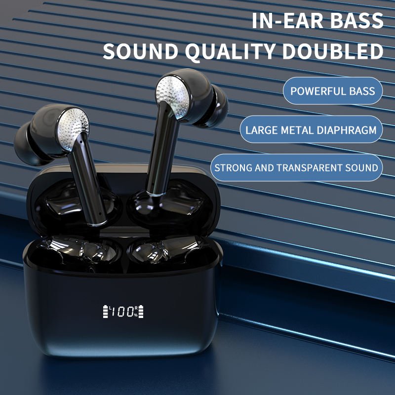 Hot Selling Products 2024 Earbuds Anc Enc Double Noise Cancelling Headsets J8 Pro Tws Bt5.3 Earbuds Wireless Earphone Earbuds