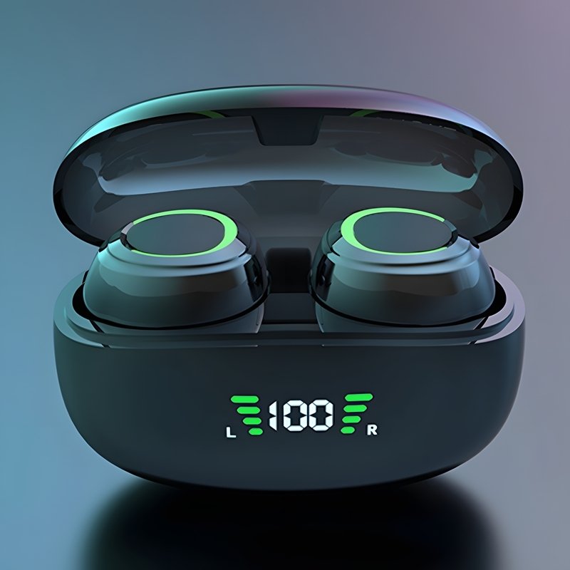 TWS 5.3 Mini Earphones Waterproof Auditonos Gamer 9D Stereo LED Screen Wireless Earphones Sports BT Earphones