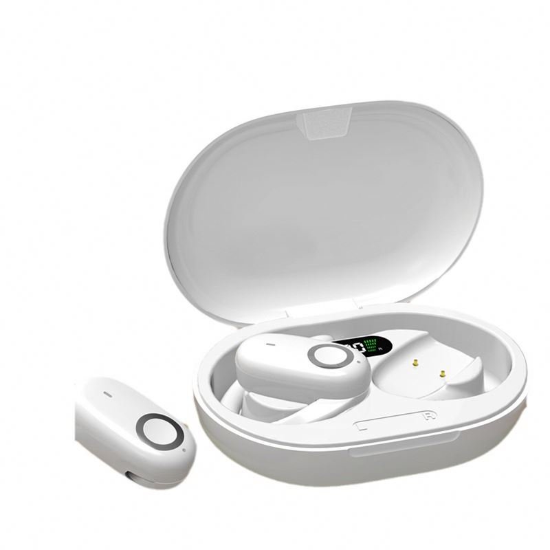 True Wireless Bone Conduction Over-Ear Headphones IPX4 Waterproof Noise Cancellation V5.3 Sports TWs Binaural Earphones