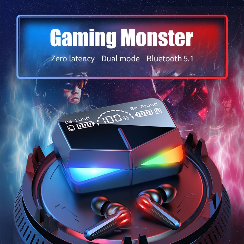Low Latency Hifi Audifonos M28 Auriculares TWS Mini True Wireless Gaming Earphone Headset Earbuds Headphones