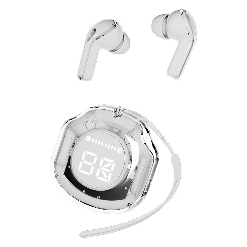 New Air39 BT5.3 Earbuds Clear Transparent Fashion ENC Noise Canceling True Wireless Stereo In-ear Headset Air39 TWS Earbuds