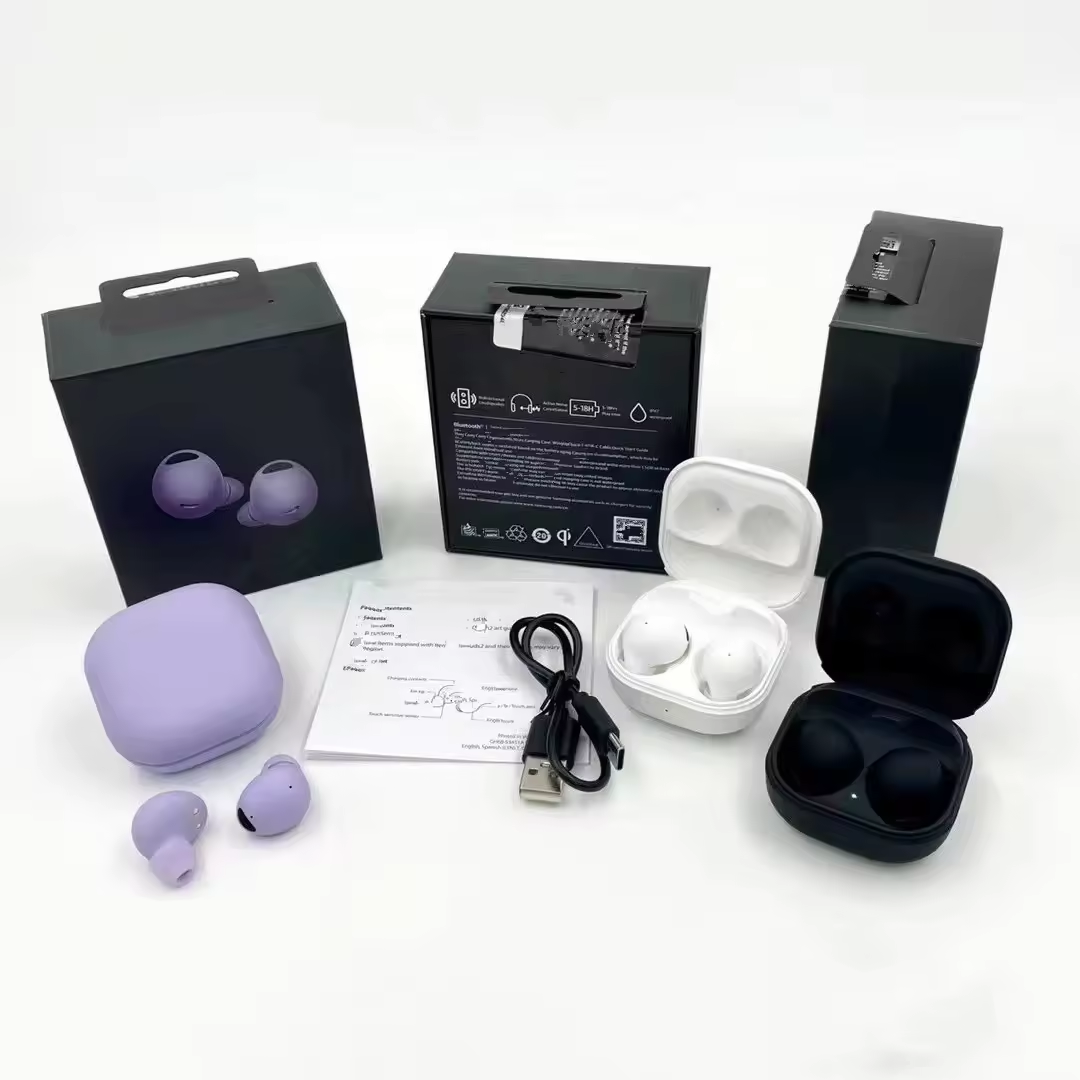 TWS Earphone For Buds 2 Pro Earbuds For Galaxy Wireless Earphone Support Wireless Charging For Buds 2 Pro Earbuds