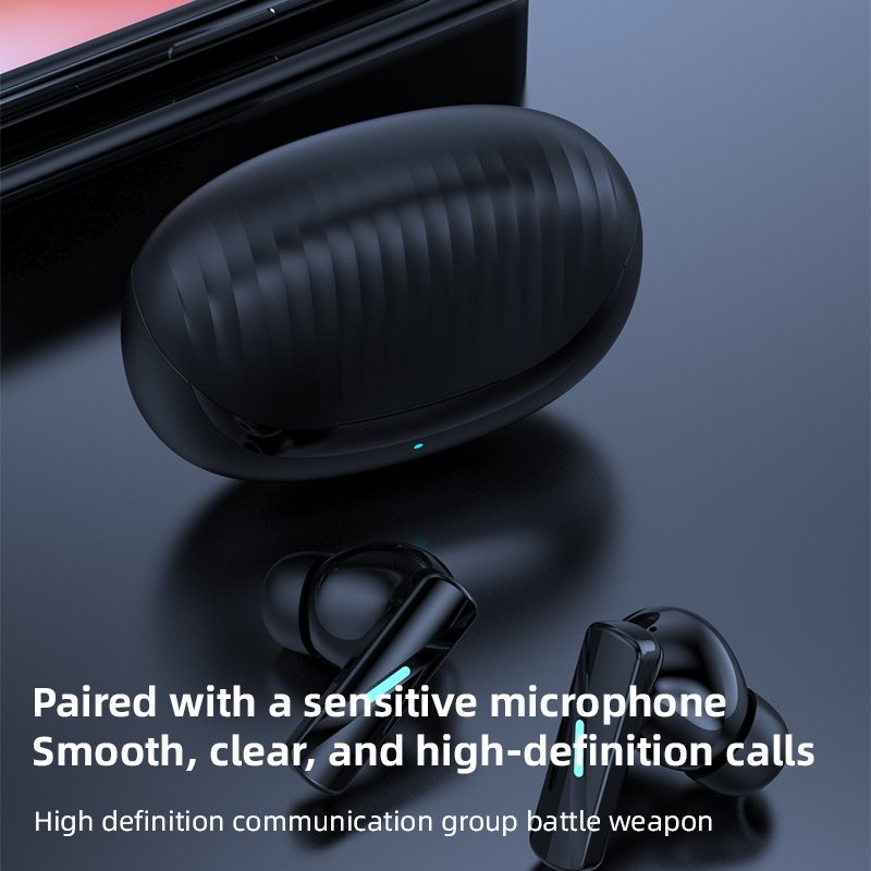 New True Wireless 5.3 TWS Earbuds with ANC ENC Active Noise Cancelling Hybrid ANC Deep Bass Earbuds Earphone