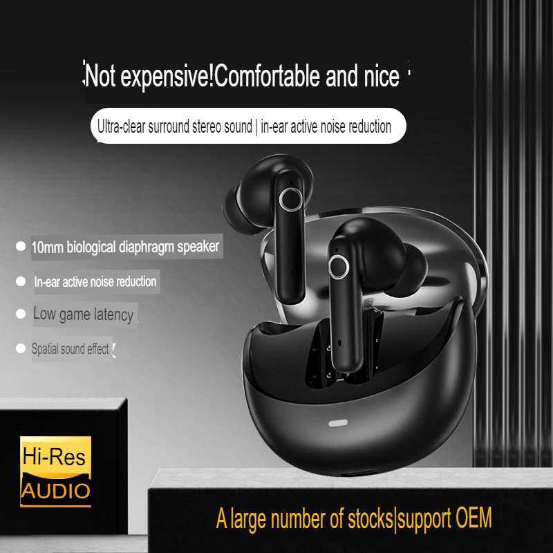 ANC Noise Cancelling TWS Earphones Headphones Virtual Assistant Bluetooth Headset LED Battery Digital Display Waterproof In-Ear