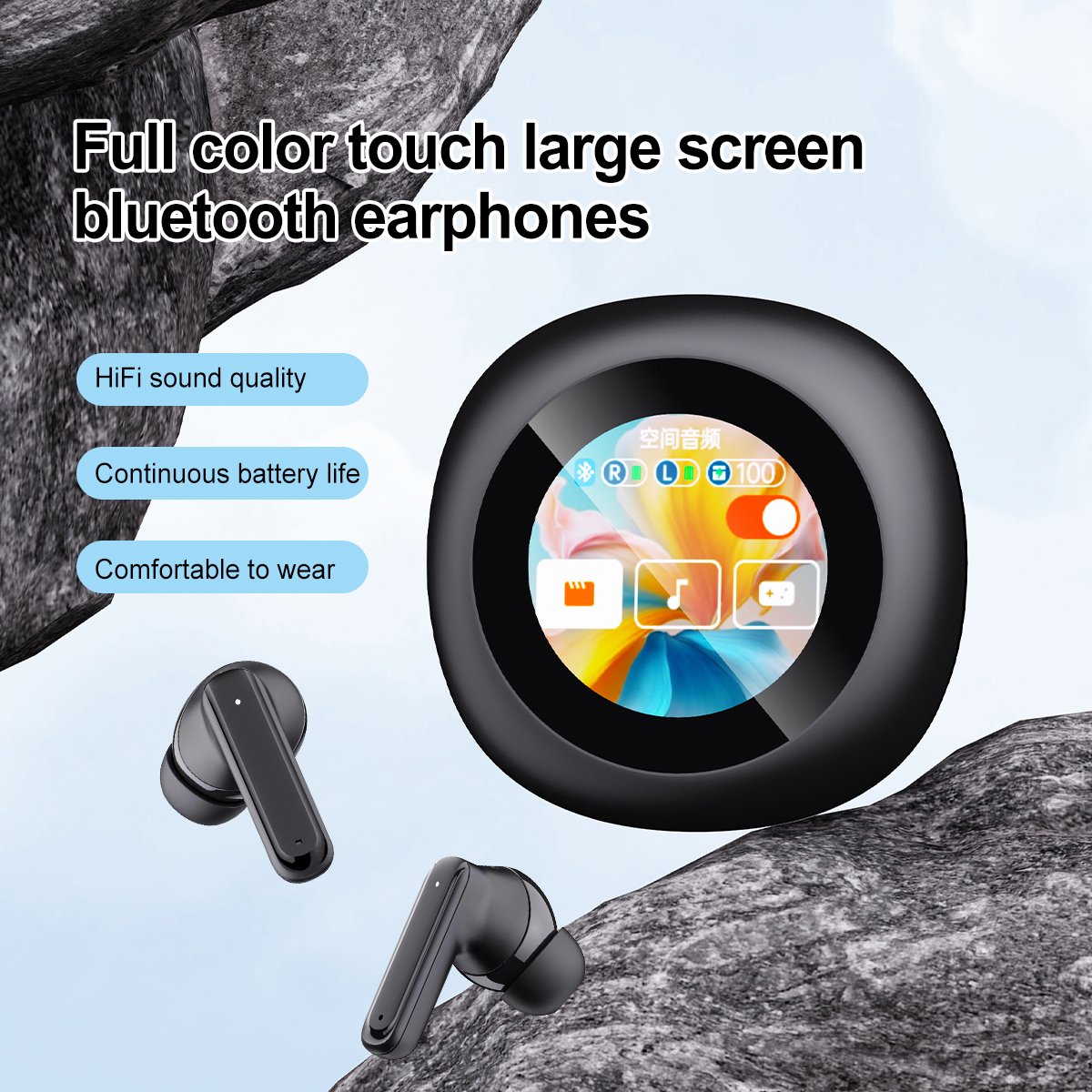 New Hifi Waterproof Wireless Stereo Earbuds Noise Cancelling Tws Earphones Fone De Ouvido Bluetooth Gaming Headsets