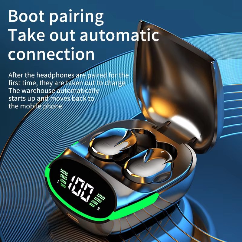 TG06 LED digital gaming Music Call players in-ear bud Intelligent noise cancelling tws Wireless bluetooth earphones & headphones