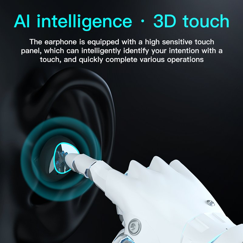 M10 Earphone Mini TWS Touch Control Wireless With Power Bank HIFI Stereo Headphone Noise Reduction Earphone