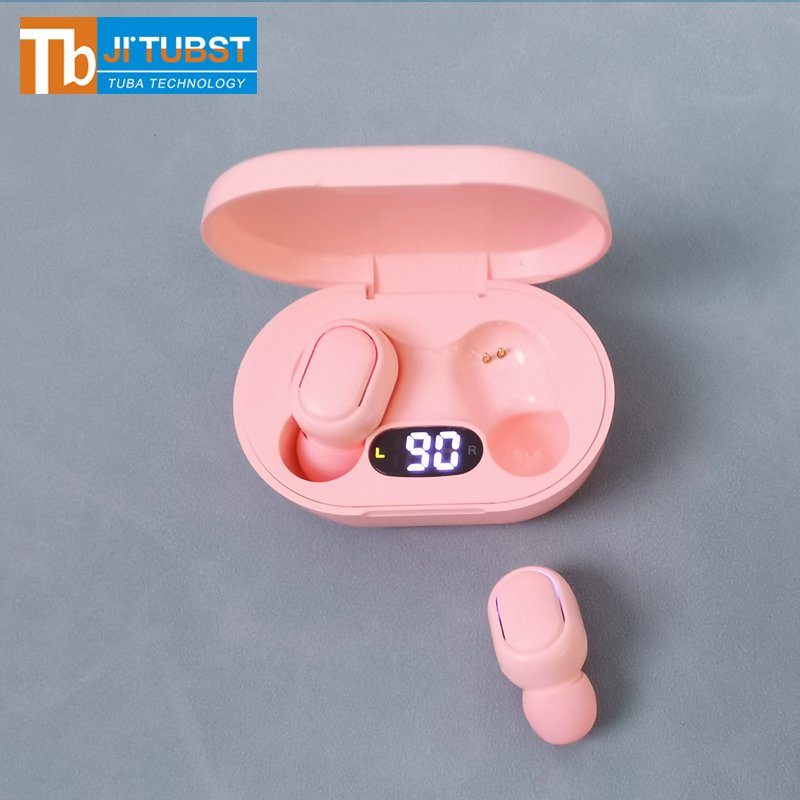 E7S TWS Wireless Headphones bass earphone Control Sport Headset Microphone Music Earphone Work On All Smartphone Earbuds