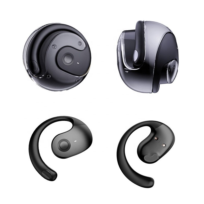 True Wireless Earbuds LED Cool Gaming Earpiece Noise Cancelling Mini Stereo Headset Sports Earphone Earhook Charging Case