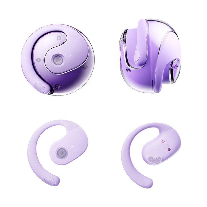 True Wireless Earbuds LED Cool Gaming Earpiece Noise Cancelling Mini Stereo Headset Sports Earphone Earhook Charging Case
