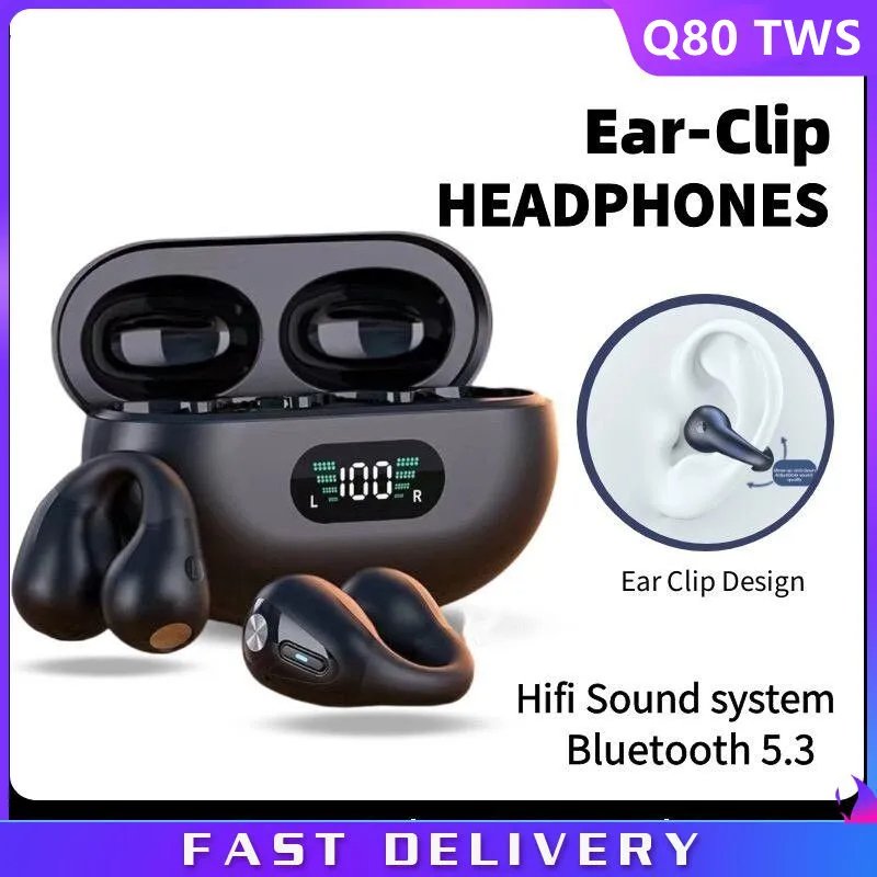 Trending 2024 New TWS Earbuds Sport Gaming In-ear Headphones for Apple Reloj Bone Conduction Headset Business Wireless Earphones