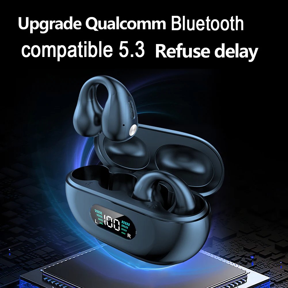Trending 2024 New TWS Earbuds Sport Gaming In-ear Headphones for Apple Reloj Bone Conduction Headset Business Wireless Earphones