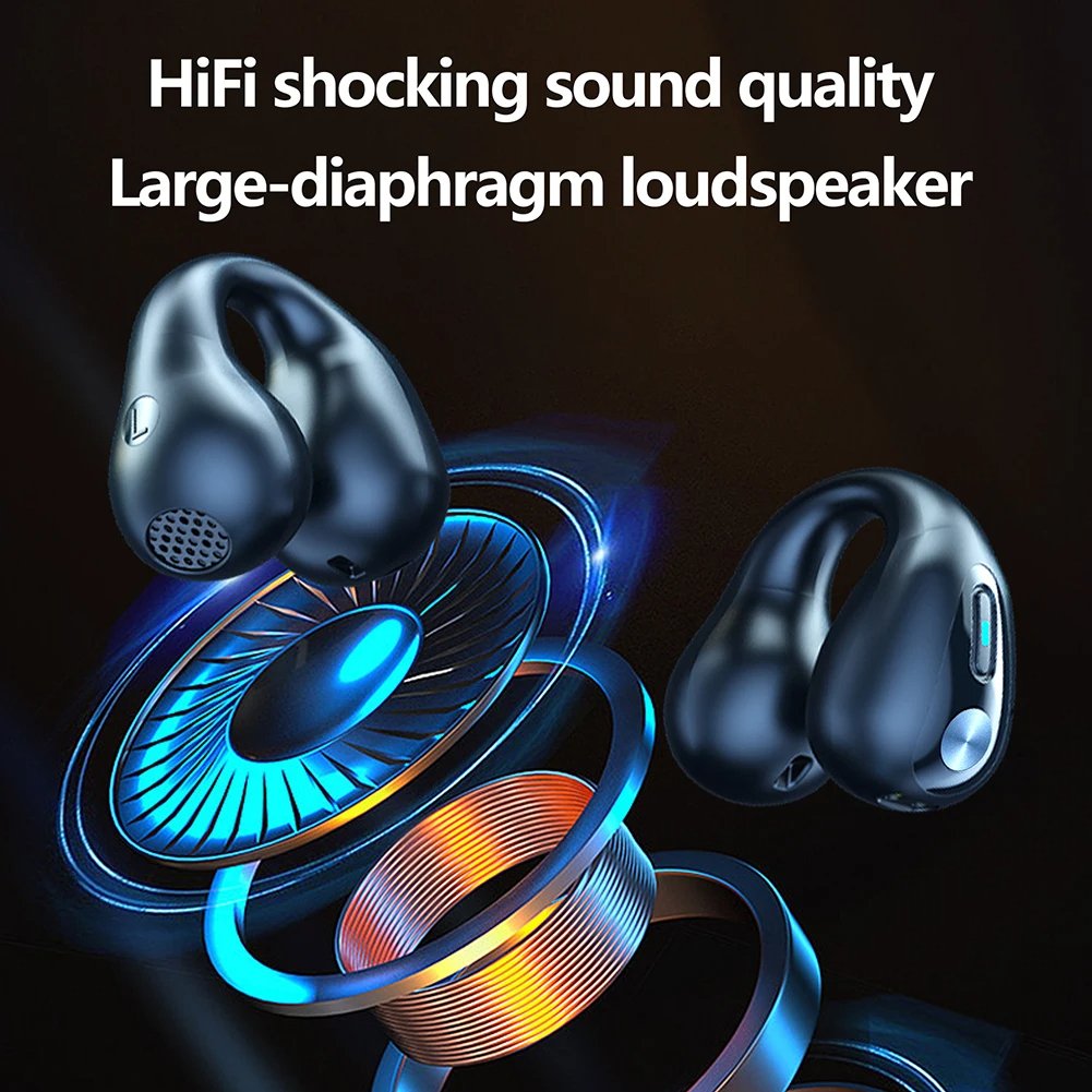 Trending 2024 New TWS Earbuds Sport Gaming In-ear Headphones for Apple Reloj Bone Conduction Headset Business Wireless Earphones