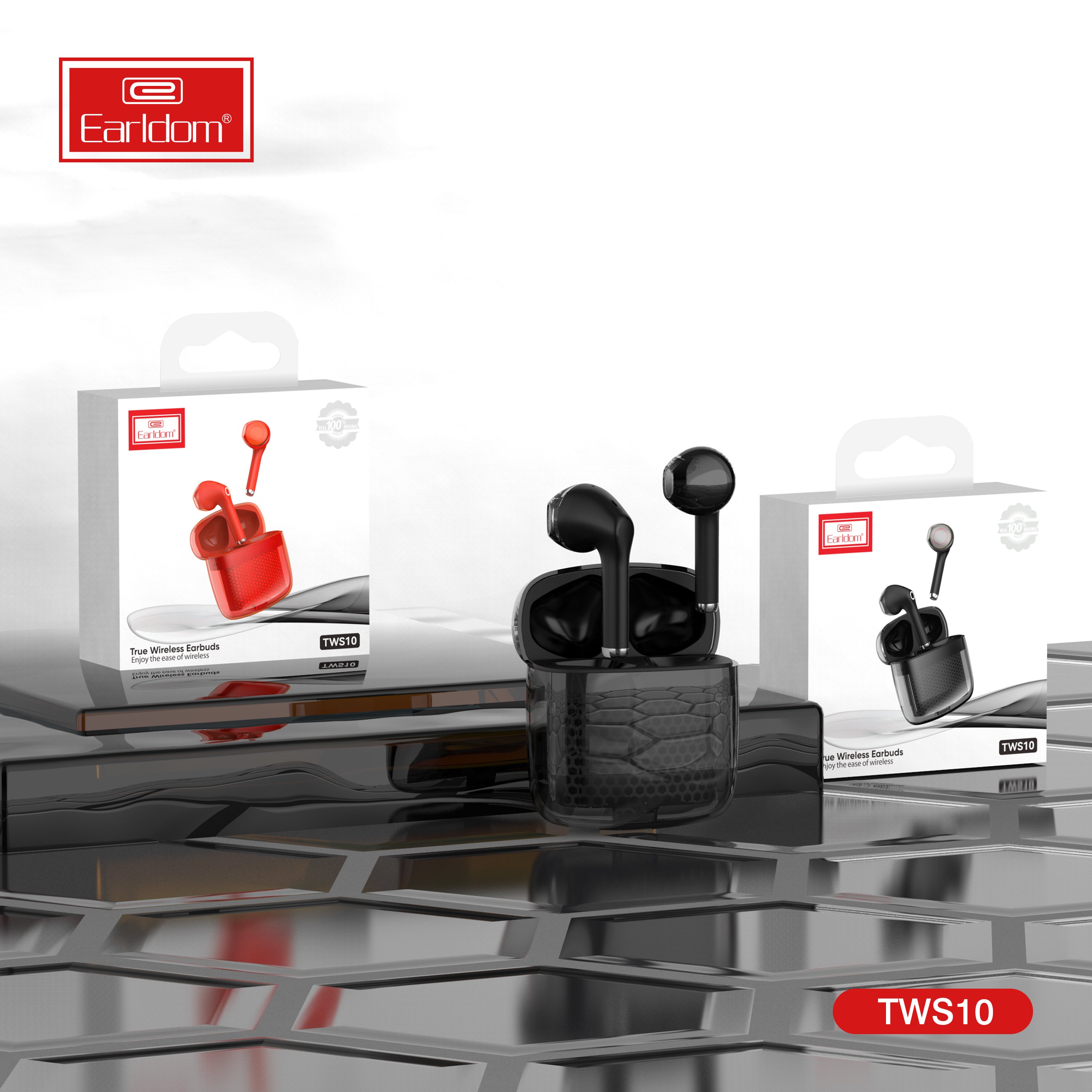 True Wireless Earbuds, in ear wireless earphones with Microphone Charging Case 4.5H Talking time in-Ear TWS Earphones Hi-Fi