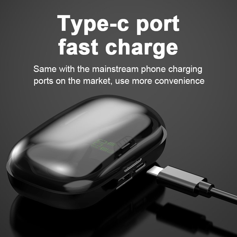 2020 New Touch Earbuds Noise Cancelling Earbuds IPX5 5.0 TWS True Wireless Earphone Headphone Earbuds